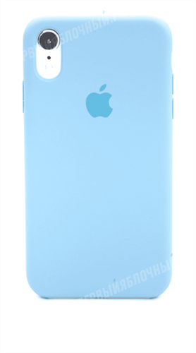 Чехол для iPhone Xr Silicone Case (blue), голубой (OR) - фото 10226