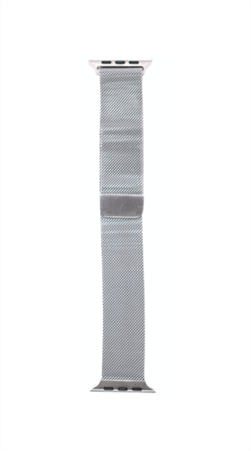 Ремешок для Watch 42/44mm, металлический, миланский сетчатый браслет, серебристый - фото 11029