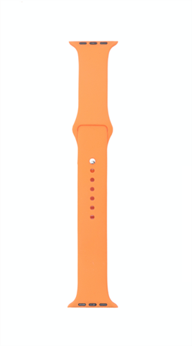 Ремешок для Watch 42/44mm, силиконовый, Sport, оранжевый - фото 11238