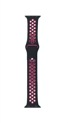 Ремешок для Watch 38/40mm, Nike, черный/розовый - фото 11365