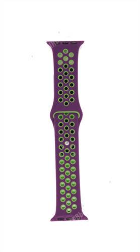Ремешок для Watch 38/40mm, Nike, фиолетовый/салатовый - фото 11370