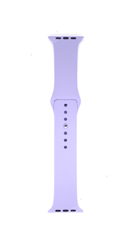 Ремешок для Watch 42/44mm, силиконовый, Sport, светло фиолетовый 2 - фото 11379