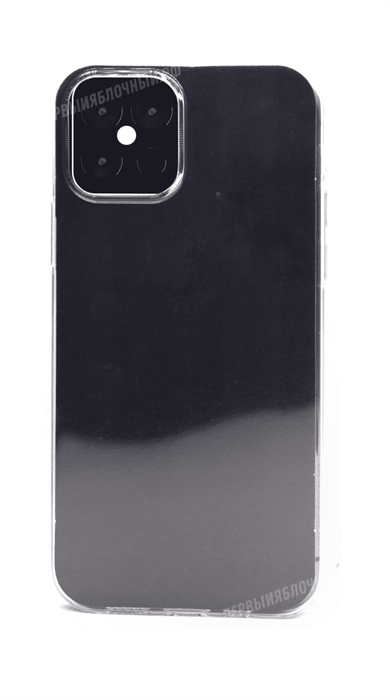 Чехол для iPhone 12/12 Pro, Borofone, силиконовый, темно-прозрачный - фото 15085