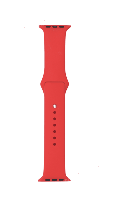 Ремешок Gurdini для Watch 38/40mm, силиконовый, Sport, 2 размера, красный - фото 15136