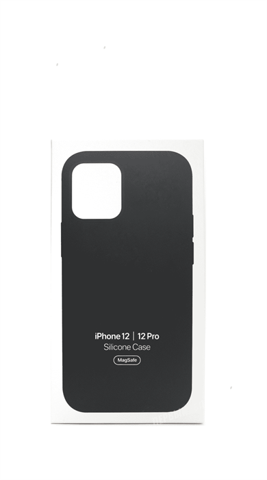 Чехол Silicone Case для iPhone 12/12 Pro, черный (OR) - фото 15570
