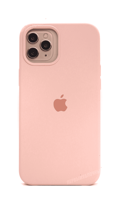 Чехол для iPhone 12 Pro Max Silicone Case HQ, светло-розовый - фото 15626