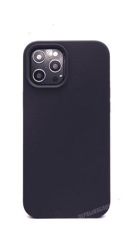 Чехол для iPhone 12 Pro Max, Luquid Silicone Case, Deppa, синий - фото 16552