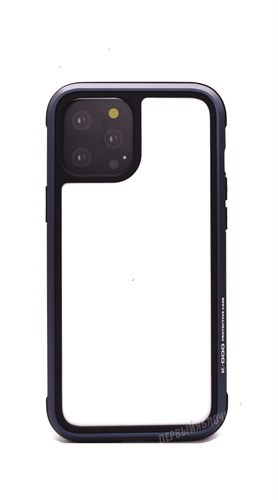Чехол для iPhone 12/12 Pro K-DOO Ares противоударный, металический, синий - фото 16681