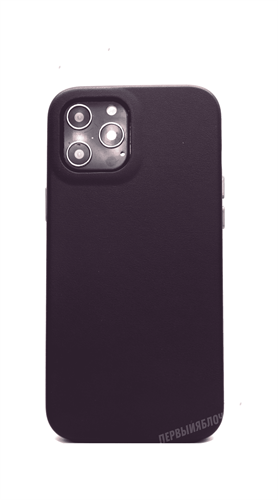 Чехол для iPhone 12 Pro Max King, кожаный, фиолетовый - фото 16683