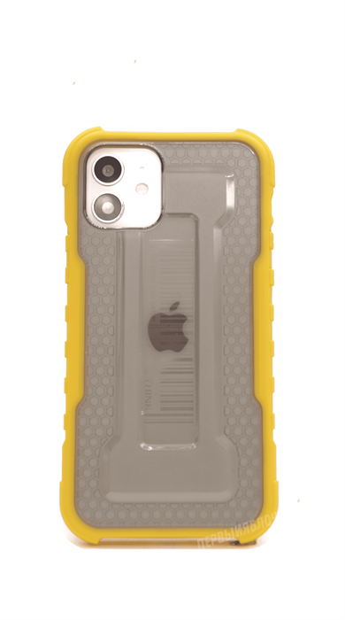 Чехол для iPhone 12/12 Pro Mutural противоударный, желтый - фото 17283