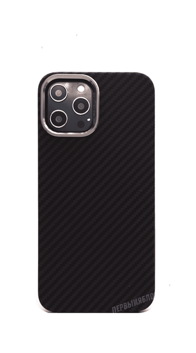 Чехол для iPhone 12 Pro Max кевлар, K-DOO Kevlar, черный - фото 17304