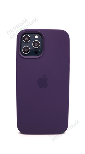 Чехол Silicone Case MAGSAFE для iPhone 12 Pro Max, фиолетовый (OR) - фото 19487