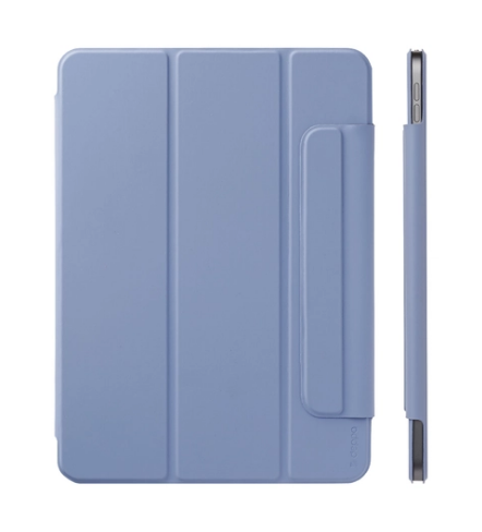 Чехол для iPad Air 10.9' 2020, Deppa Wallet Onzo Magnet, серо-лавандовый - фото 19718