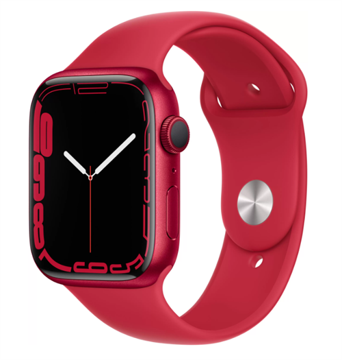 Умные часы Watch S7 45mm (PRODUCT)RED Aluminum Case with (PRODUCT)RED Sport Band (MKN93) - фото 21111