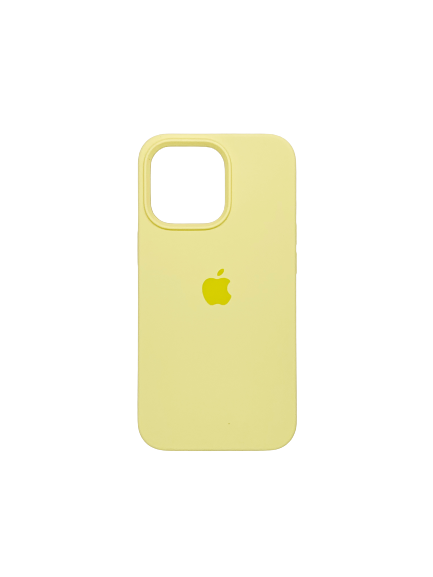 Чехол для iPhone 13 Pro Silicone Case HQ, желтый - фото 21153