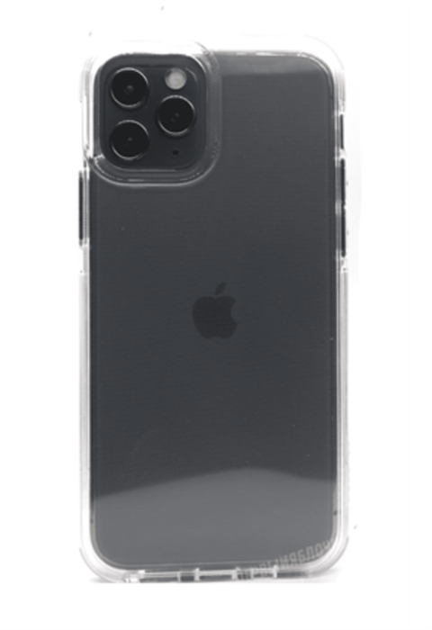 Чехол для iPhone 13 Pro X-Doria Defense силиконовый, темно-прозрачный - фото 21215