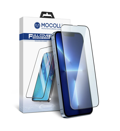 Защитное стекло Mocoll для iPhone 14/13/13 Pro (Cерия Rhinoceros), черный - фото 21260