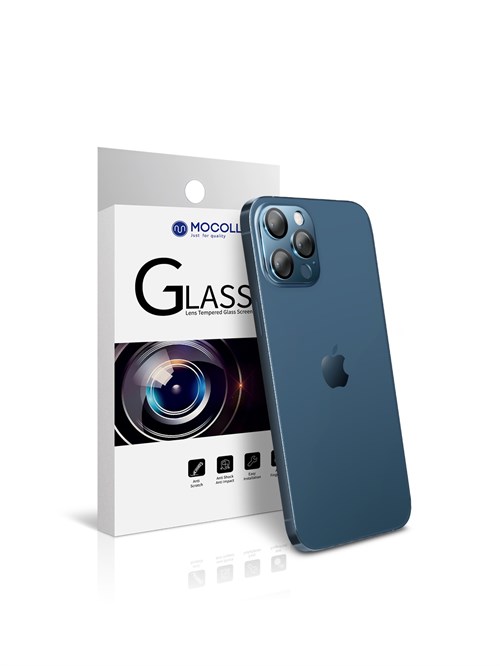 Защитное стекло камеры Mocoll для камеры iPhone 12 Pro, синий - фото 21573