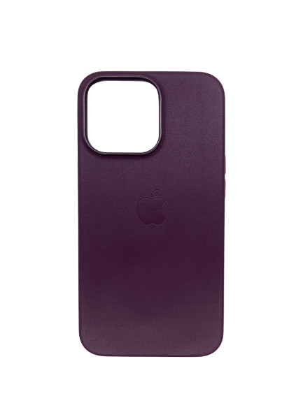 Чехол для iPhone 13 Leather Case MagSafe, фиолетовый - фото 22328