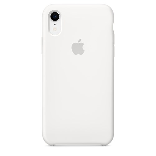 Чехол для iPhone Xr Silicone Case (White), белый (OR) - фото 23337