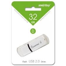 Флеш-накопитель USB 32GB SmartBuy, paean, белый - фото 6769