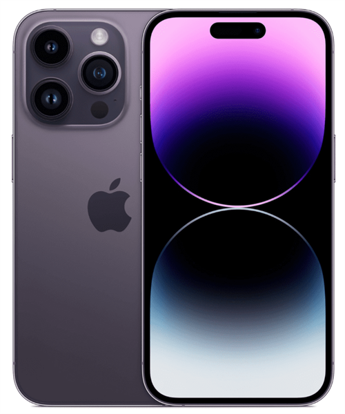 Смартфон iPhone 14 Pro 128Gb Deep Purple, фиолетовый (MQ0G3) - фото 74454
