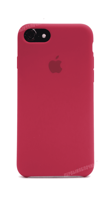 Чехол для iPhone SE2020-22/7/8 Silicone Case (Raspberry) малиновый (OR) - фото 74473