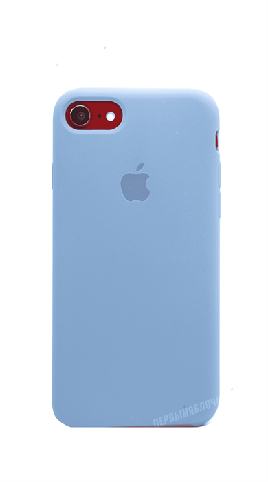 Чехол для iPhone SE 2020-22/7/8 Silicone Case (Azure), лазурный (OR) - фото 74474