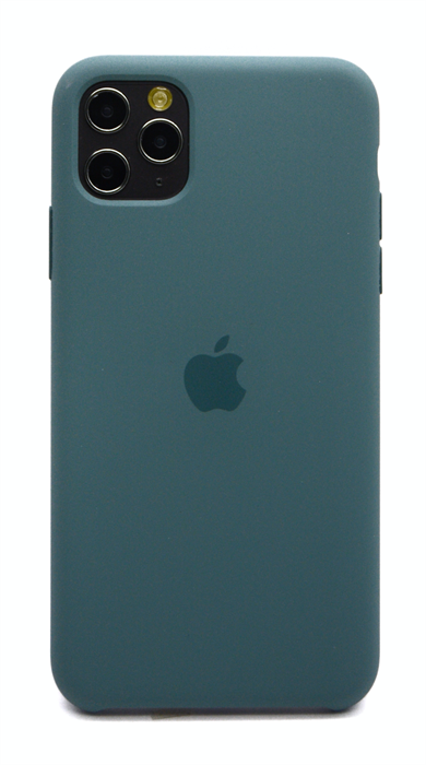 Чехол для iPhone 11 Pro Max Silicone Case (Midnight Green), темно-зеленый (OR) - фото 74611