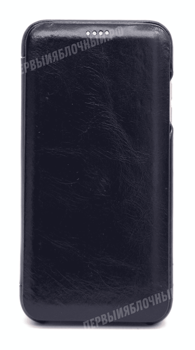 Чехол флип-кейс для iPhone Xs Max боковой, IcareR, книжка, кожаный, черный (SL) - фото 74613