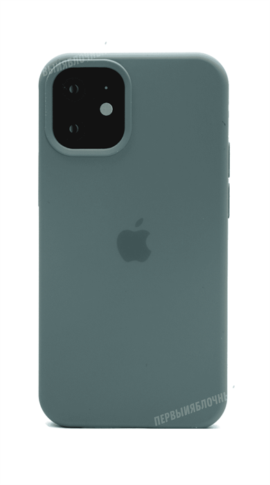 Чехол для iPhone 12 mini Silicone Case HQ, зеленый лес - фото 74615