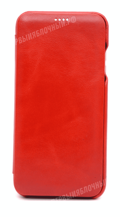 Чехол для iPhone Xs Max IcareR, книжка, кожаный, красный (SL) - фото 74618