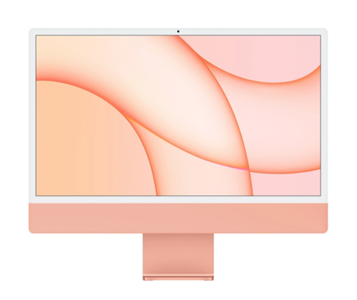 Моноблок iMac 24" Retina 4,5K, (M1 8C CPU, 8C GPU), 8 ГБ, 256 ГБ SSD, оранжевый (Z132000BK) - фото 74766