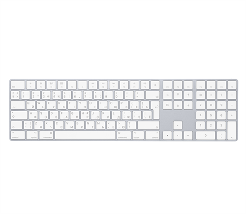 Клавиатура Magic Keyboard с цифровой панелью, Silver, серебристая (MQ052) - фото 74875