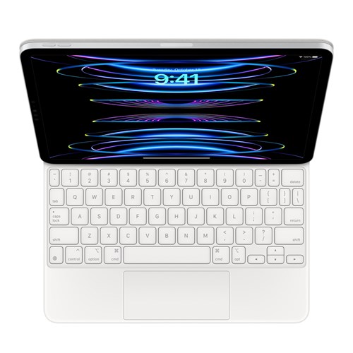 Чехол-клавиатура Magic Keyboard для iPad Air 4/5, Pro 11, белый (MJQJ3) - фото 74939