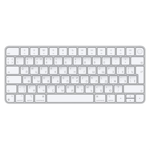 Клавиатура Apple Magic Keyboard с Touch ID для Mac с чипом Apple Silver, серебристая (MK293) - фото 75038