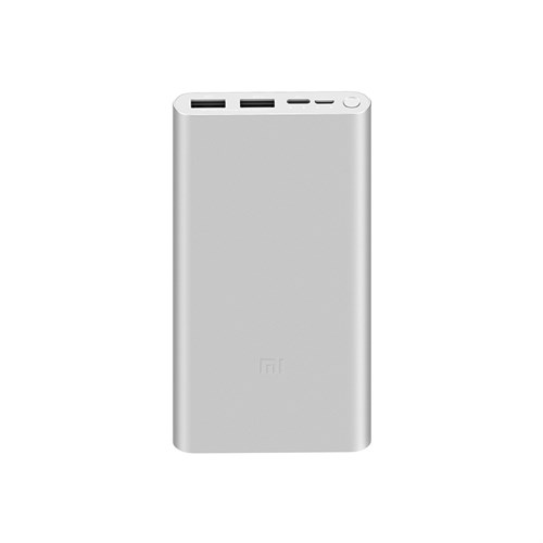 Внешний аккумулятор Xiaomi Mi Power Bank 3 10000mAh/18W/USB-C, Silver, серебристый - фото 75132
