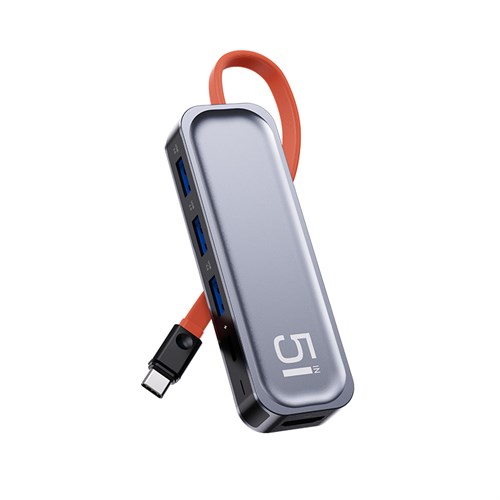 USB Hub Rock 5 in 1 - фото 75196