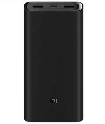 Дополнительный аккумулятор Xiaomi 20000 mAh, 50w, (2USB-A/USB-C), черный [PB200SZM] - фото 75557