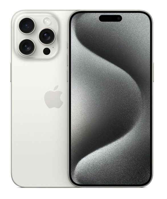 Смартфон iPhone 15 Pro 256Gb White Titanium, титановый белый - фото 75592