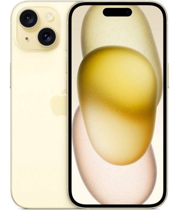 Смартфон iPhone 15 128Gb Yellow, Желтый - фото 75632