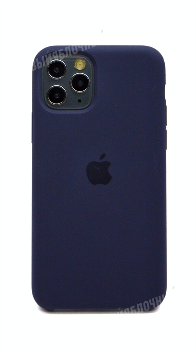 Чехол для iPhone 11 Silicone Case (Midnight Blue), темно-синий (OR) - фото 75688