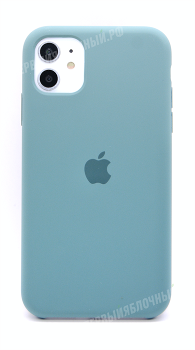 Чехол для iPhone 11 Silicone Case (Midnight Green), темно-зеленый (OR) - фото 75731