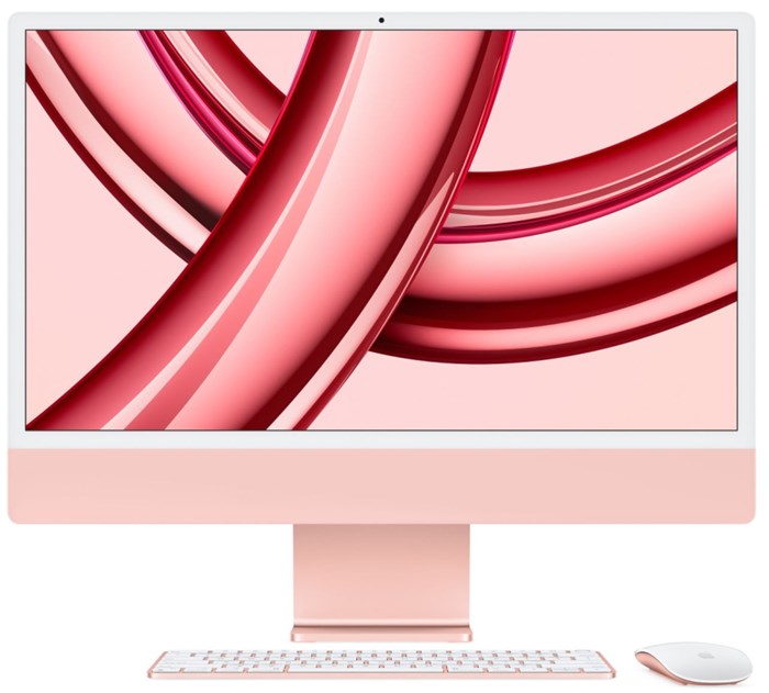 Моноблок iMac 24" Retina 4,5K, M3 (8C CPU, 8C GPU, 2023), 8 ГБ, 256 ГБ SSD, розовый (MQRD3) - фото 75752