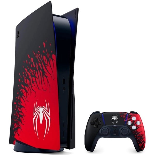 Игровая приставка Sony Playstation 5 с дисководом Limited Edition Spider-Man 2 - фото 75842
