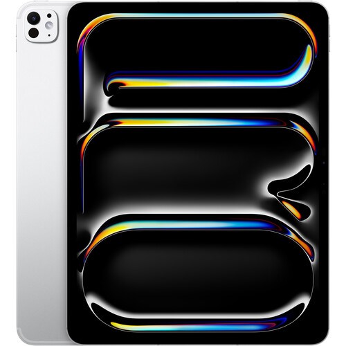 iPad Pro (2024) 13" M4 Wi-Fi + Cellular 256Gb Silver, серебристый (MVXT3) - фото 76113