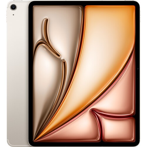 iPad Air 13 M2 (2024) Wi-Fi + Cellular 512GB Starlight, сияющая звезда (MV723) - фото 76116