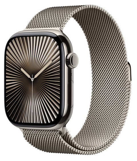 Умные часы Watch S10 42mm Natural Titanium Case with Natural Milanese Loop - фото 76328