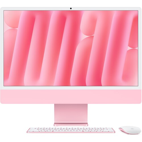 Моноблок iMac 24" 2024 Retina 4,5K (M4 10C CPU, 10C GPU) 16Gb, 256Gb SSD Pink, розовый (MWV43) MWV43 - фото 76680