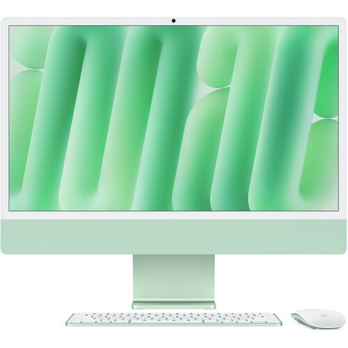 Моноблок iMac 24" 2024 Retina 4,5K (M4 10C CPU, 10C GPU) 16Gb, 256Gb SSD Green, зеленый (MWUY3) MWUY3 - фото 77320